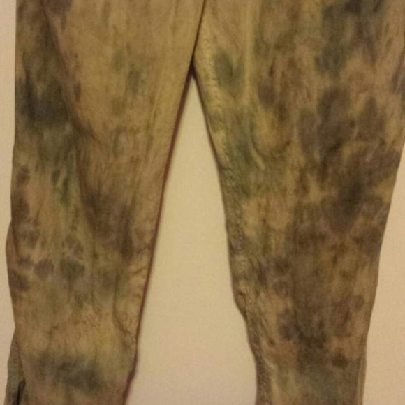 Etoile Isabel Marant Linen Pants Camo Loose M - Picture 9 of 10